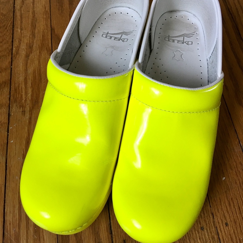 Dansko neon yellow!